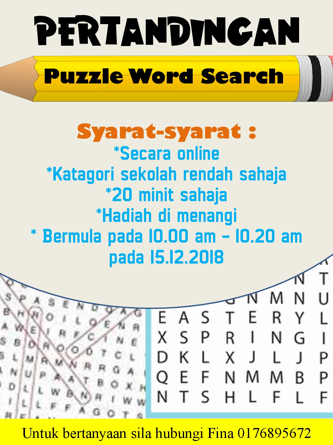 pertandingan word search